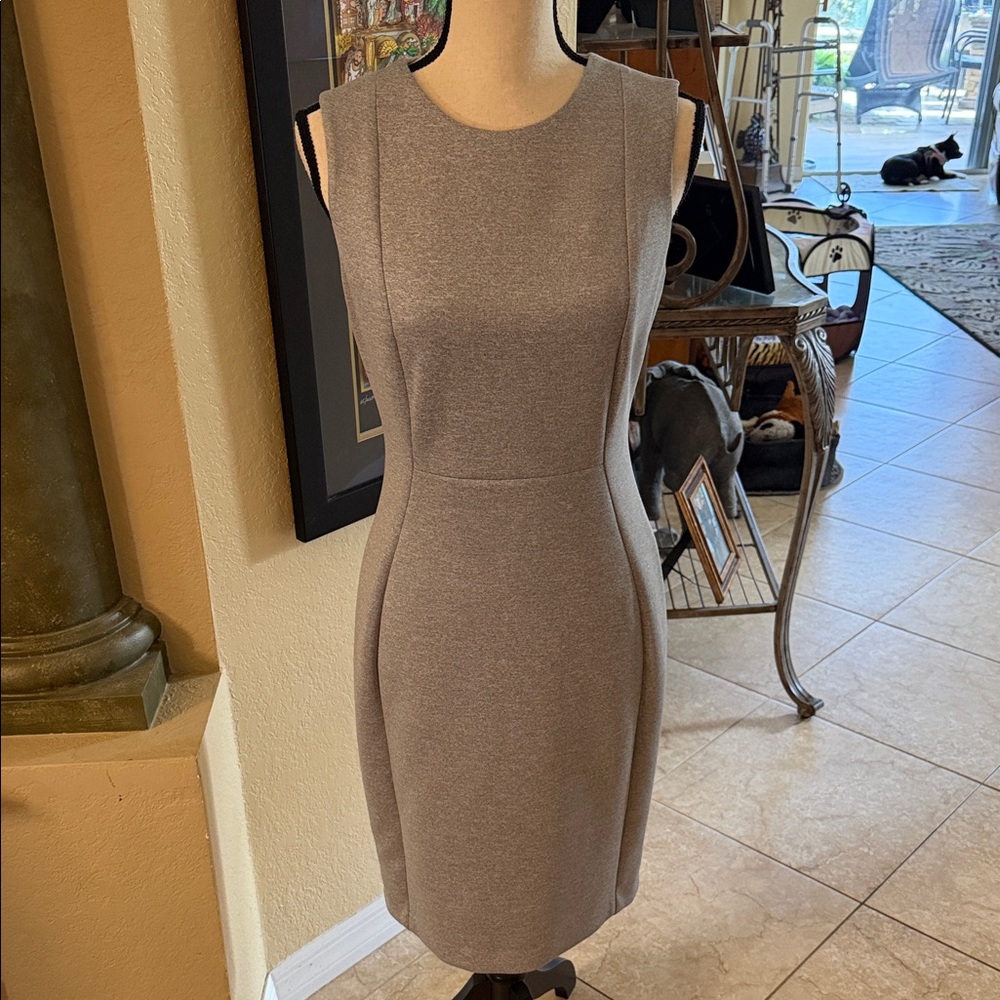 Calvin Klein Gray Mini Dress